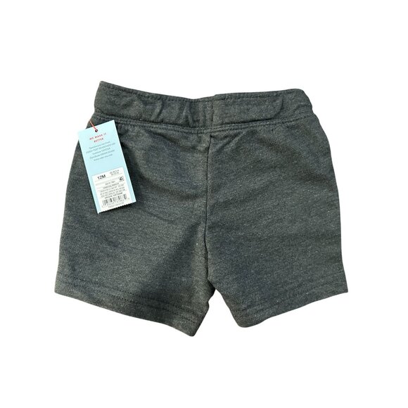 NWT 12M Charcoal Gray Shorts With Drawstring & Easy On Easy Off Design - Picture 3 of 3